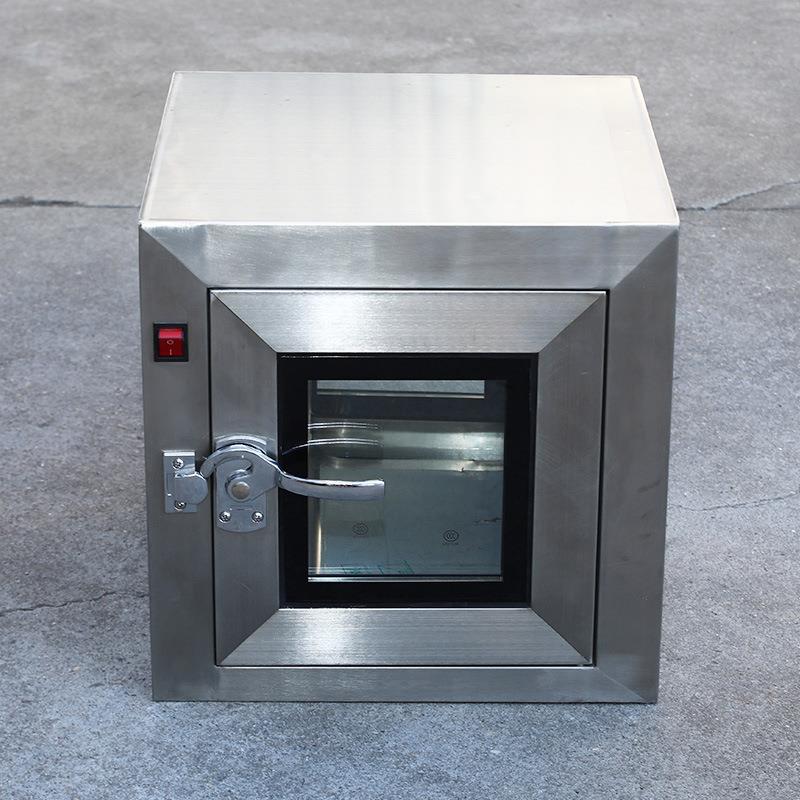 传304递窗互不锈钢传电子机械锁传递柜紫外锈线消毒实验室不钢传