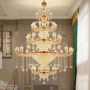 吊灯客厅灯奢华大气欧现代水晶灯407大灯酒店别墅餐厅式 卧室灯水
