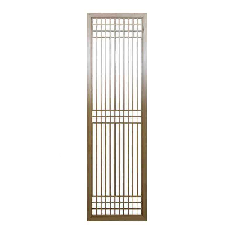 无品牌/新中式玄关隔断雕屏花客厅入门实木花户格镂空日式格栅栏