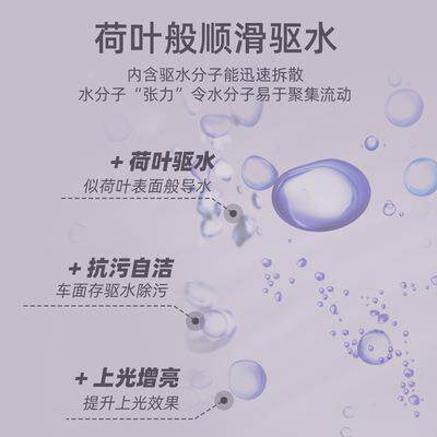奈盾驱水光亮剂驱上光镀膜剂激水活干车脱水洗车用工无品牌/厂专