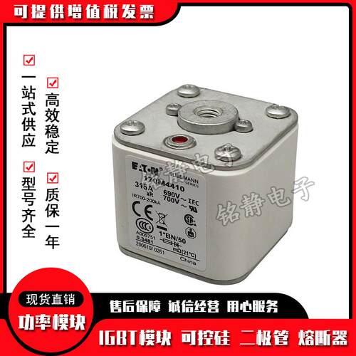 170M3318170120M3191703320170M3321熔断器M3巴斯曼