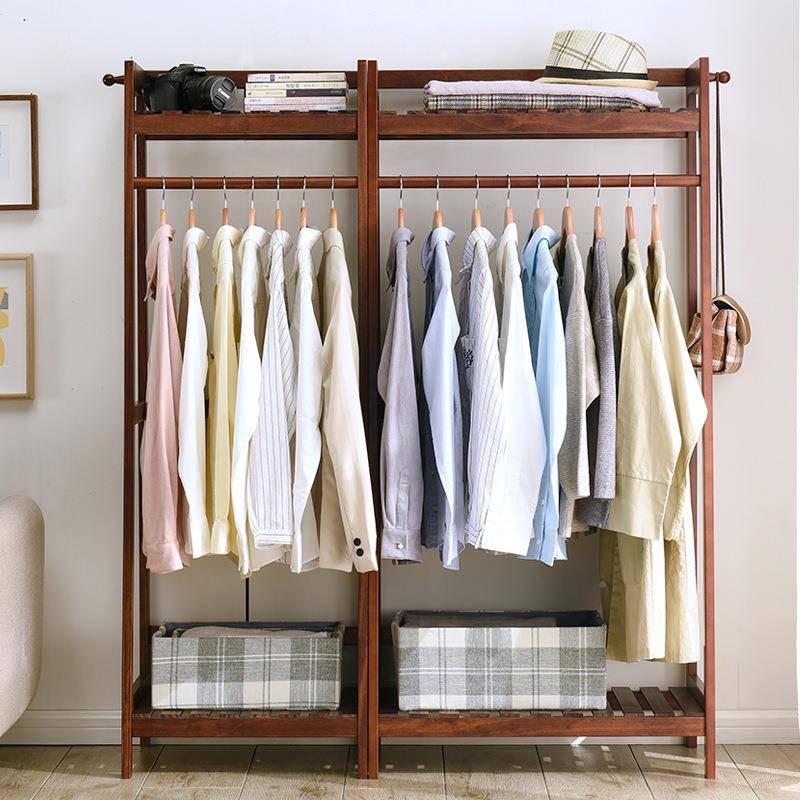 家逸木室RF-SM020内架挂衣架落地简约用现代卧室实衣帽家简易置物