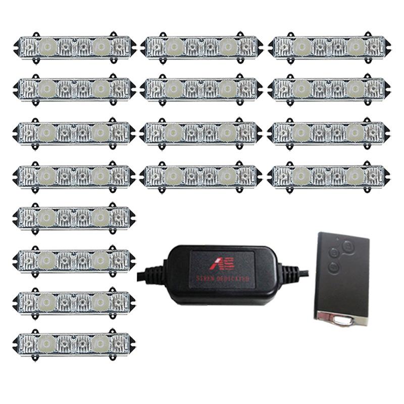 源头工厂LED灯1信灯远近光中灯LED爆闪灯6D16N改装灯网800(70号0)