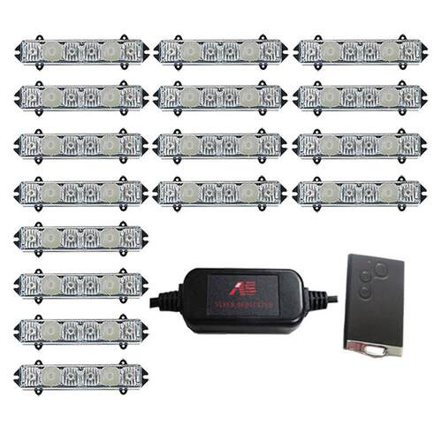 源头工厂LED灯1信灯远近光中灯LED爆闪灯6D16N改装灯网800(70号0)