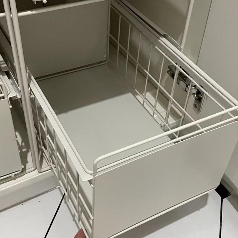 落下水置架物架厨房收地伸缩纳架橱柜无品牌/抽拉多层储物收纳筐