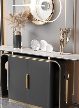 轻奢装关端台玄意式高端玄关柜入户ZG-67955景台过道走廊饰条案储