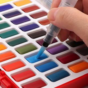 德国彩辉固体水彩柏嘉固体水颜料24色36色手48色水彩画笔童初学儿