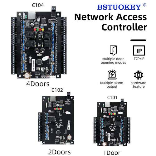 联网门禁单门双门四门控制TC10控制器CP门主禁控制板韦根接口读卡
