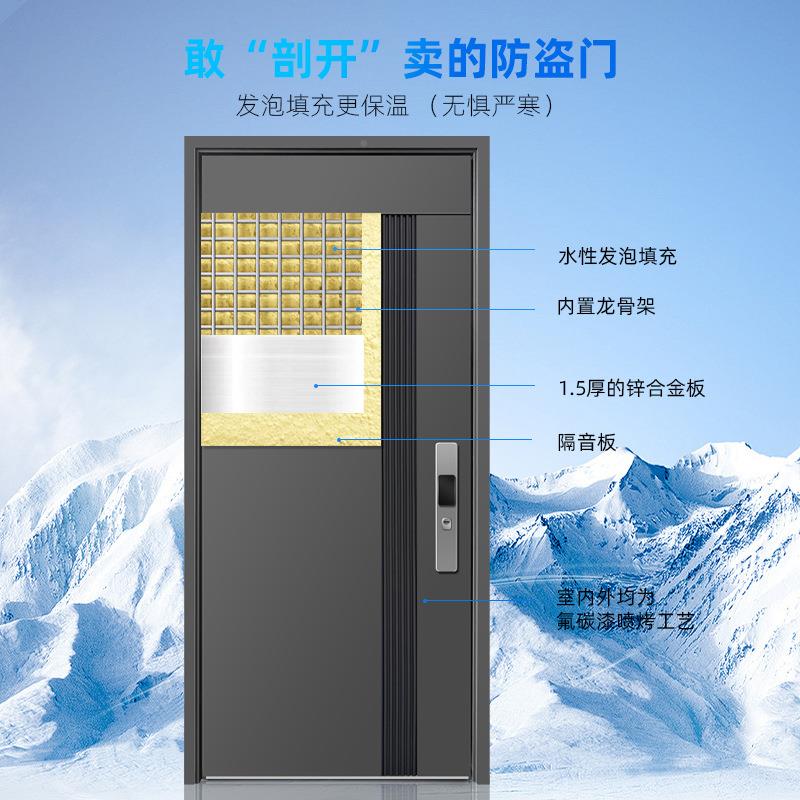 门家用子母静音进户门门别墅门发泡门F97THT98填充新品防门盗入户