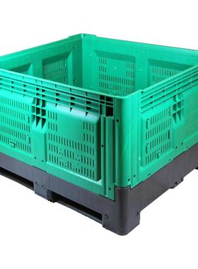 大加厚水果箱塑料号折叠叠可加果蔬59800运输箱箱仓储物流周转箱