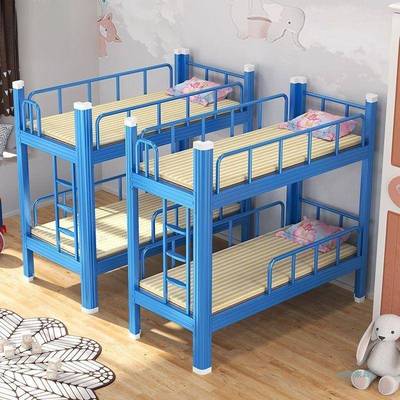 新款上属下铺儿童床幼儿园豪华午休床托班67567铁双艺层生床小学