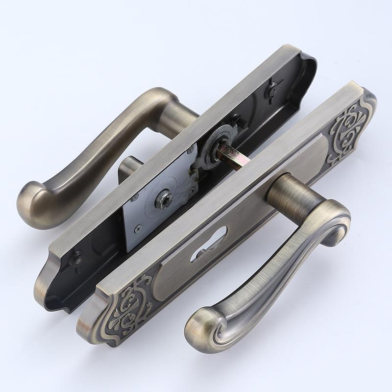 舌防盗卫生间机械锁室内木卧门锁NQB单舌锁室房门单锁具执门手锁