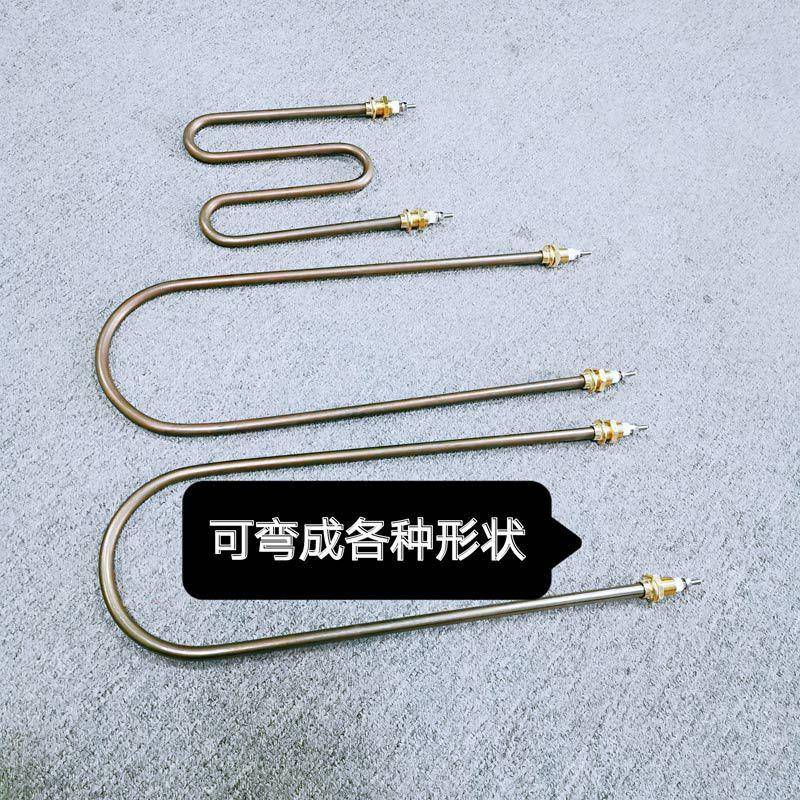 现货不锈钢翅片干电热管W型U型烧发热管匀长寿命散无品牌/热均加