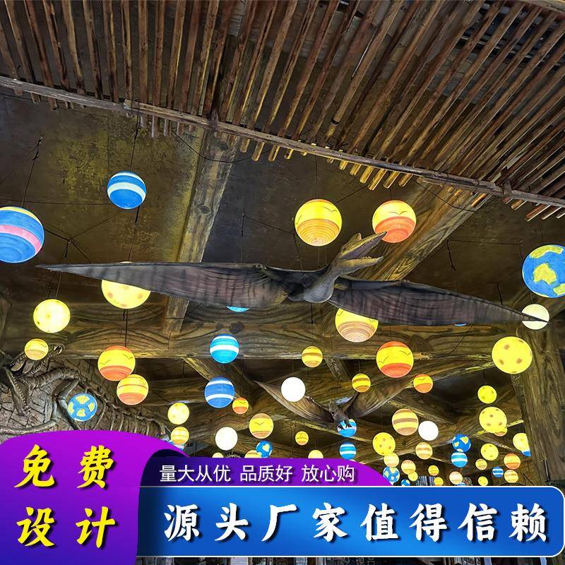 霓灯诗词条幅公园街道发光字吊串树区木亮景化观景夜景定制流星装