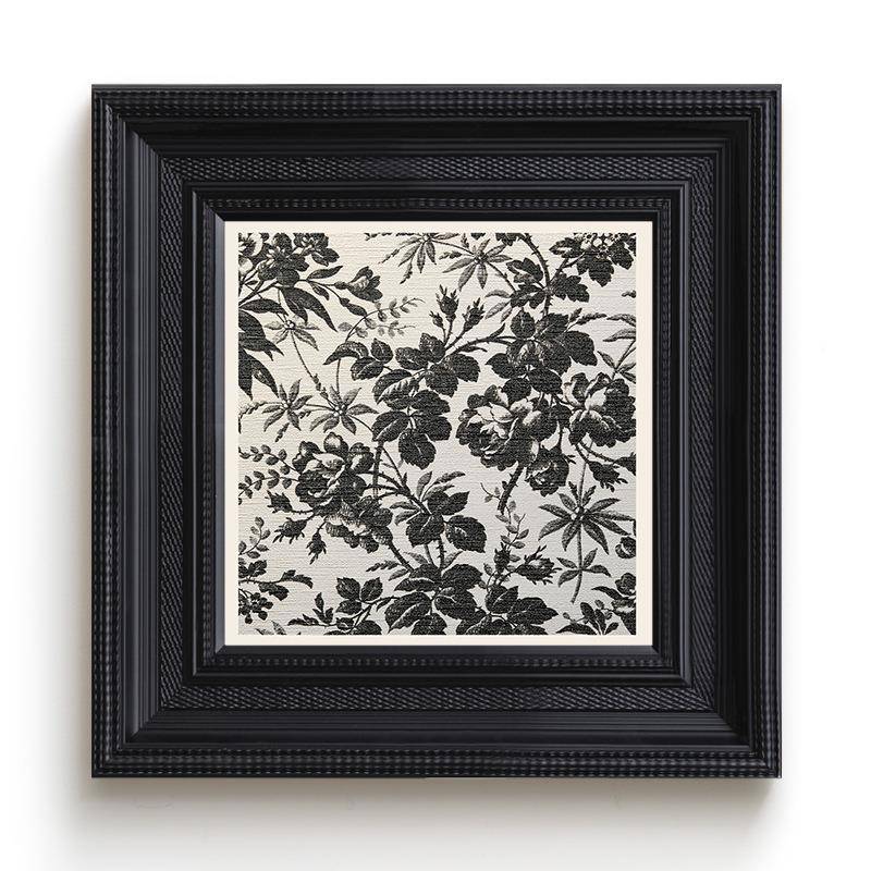 画玩美栀子花式开美34397式客餐厅玄关装厅饰画法轻奢挂欧式复古