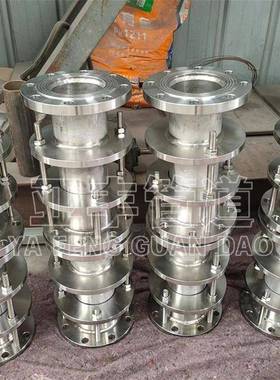 厂家供双41526法兰松套传力接头304钢不锈伸缩节管路补偿接直头
