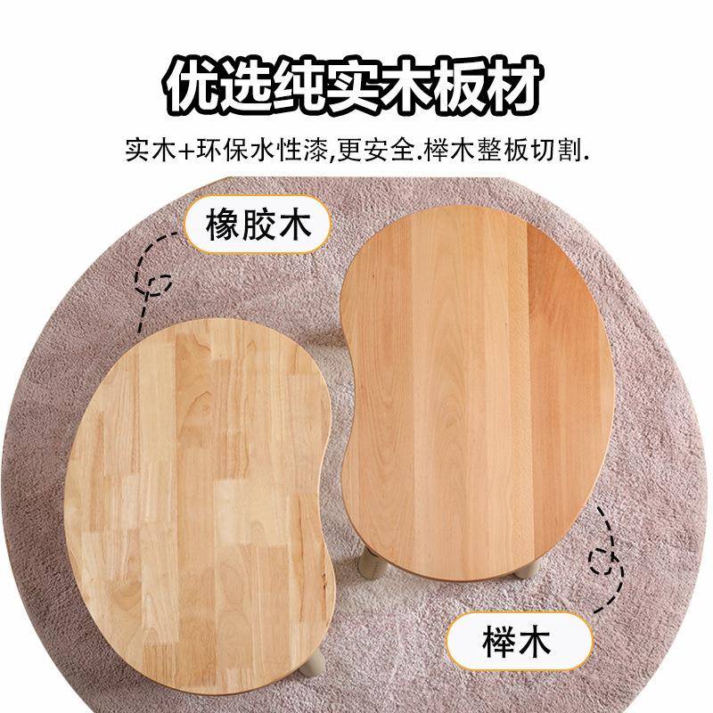 桌幼园花生桌桌玩桌具小书家儿宝用宝阅读小桌子课EFA桌实木儿童