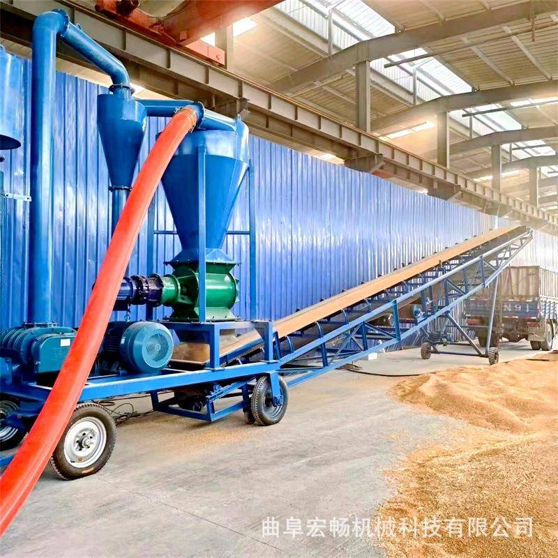 水稻机玉米车风力吸粮机水无品牌/泥灰装罐除尘气力料上大型气力