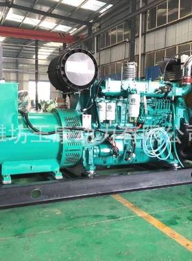 潍柴320W千瓦柴发电机组备用大型YK-320-020030油400KW无刷发电0