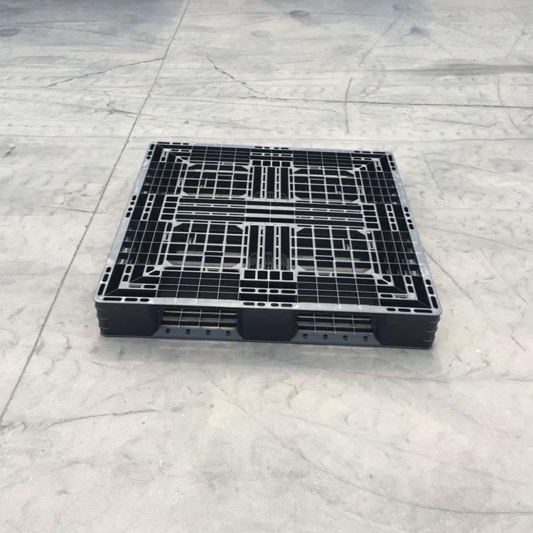 苏江如顺11出1料1黑色田字托盘轻型回托盘1111田字进口托盘