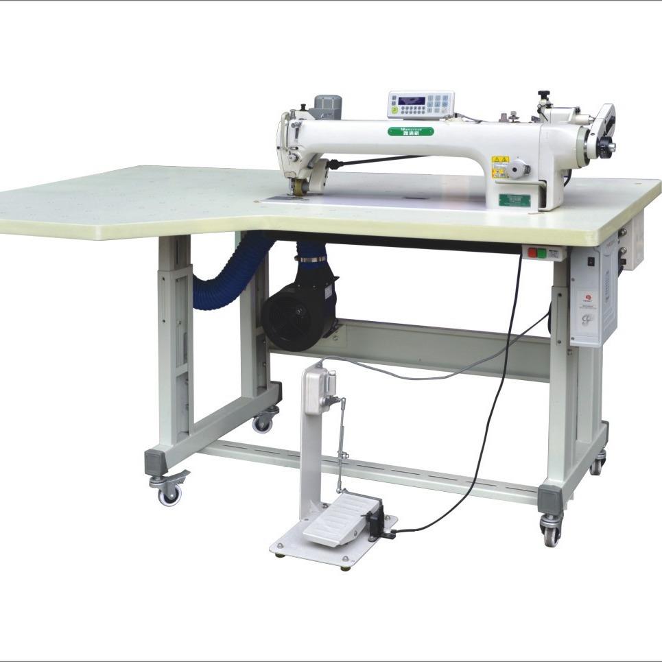 半动缝纫机电脑车长臂拖碌平缝纫机工业厚料服Y-8900-D模板自装缝
