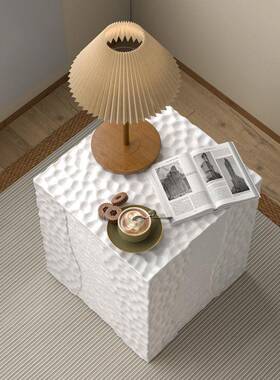 左顾式极简风边几意现代艺术感家居品落地摆件几饰茶几方DS-2023-