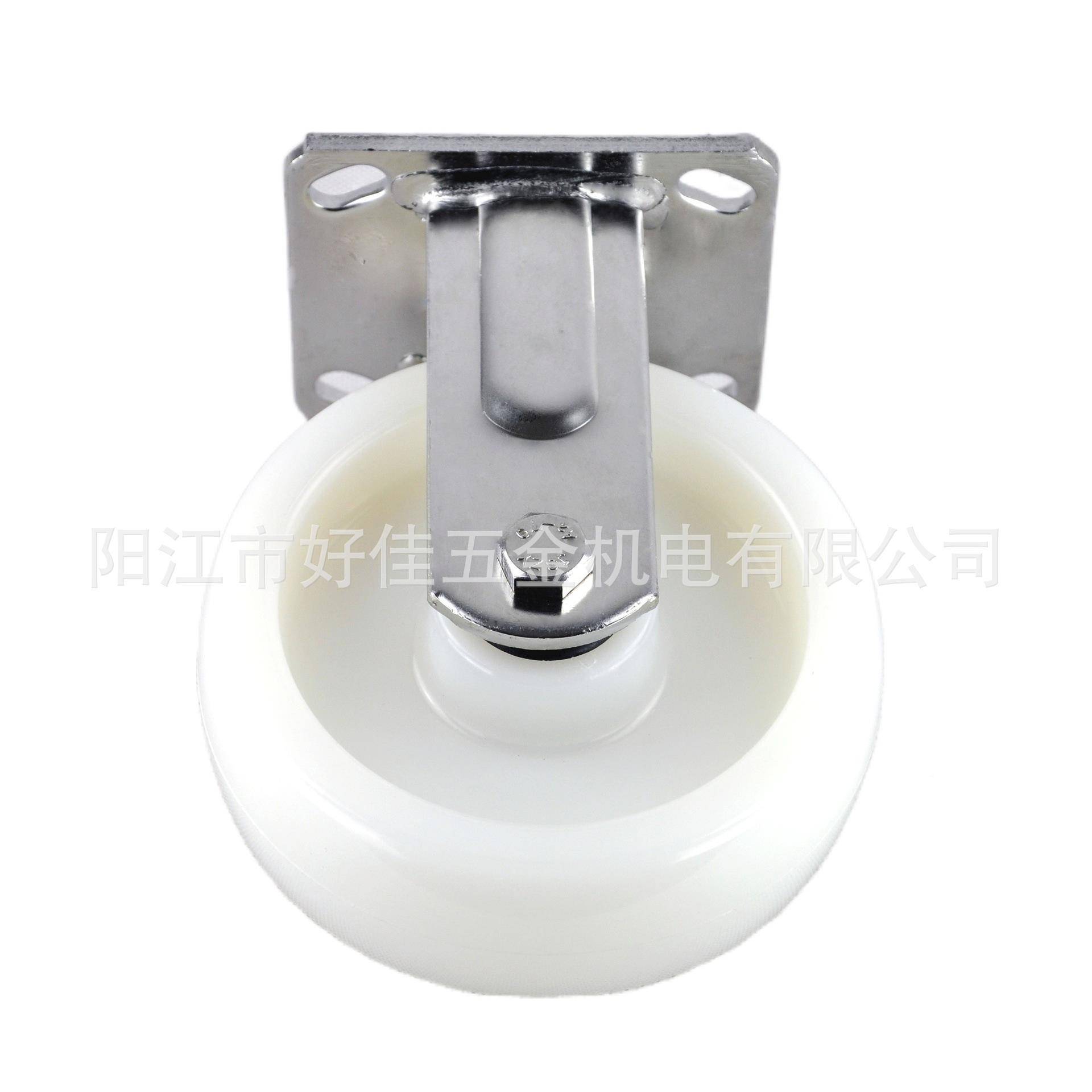 源头工全厂直定供6X2重型043HJ802915不锈钢平板向尼龙脚轮