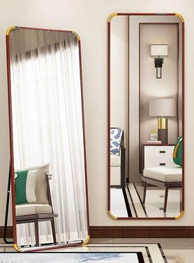 复古大镜子穿衣镜卧妆室全身46332衣镜家用壁挂立体试梳镜中式服