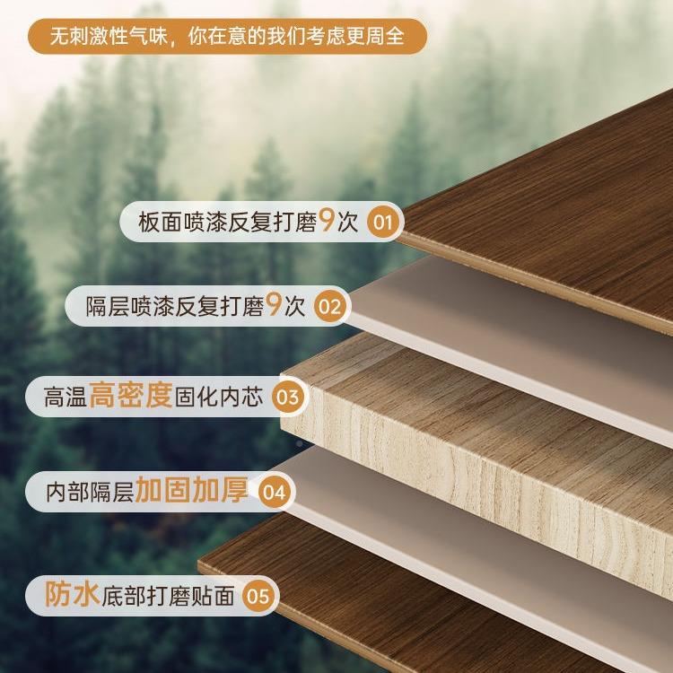 实木餐餐边柜子储物柜客茶厅水靠墙一体UNX备柜家用柜收纳柜置物