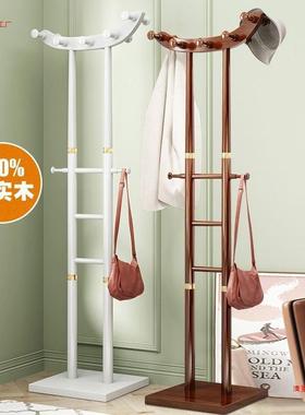 全实架木TSW衣帽架落房地衣卧客厅书办公室挂衣服架子室家用简约