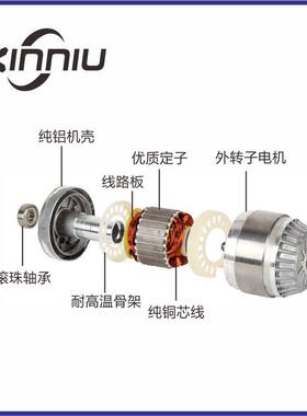 鑫牛2080外轴转子流风机换气扇低NUU8噪通风烟厂排家直销