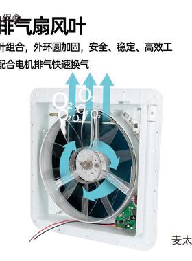 房车换气麦太保防扇12风V双向车顶改装汽通风雨防虫卫生间排扇麦