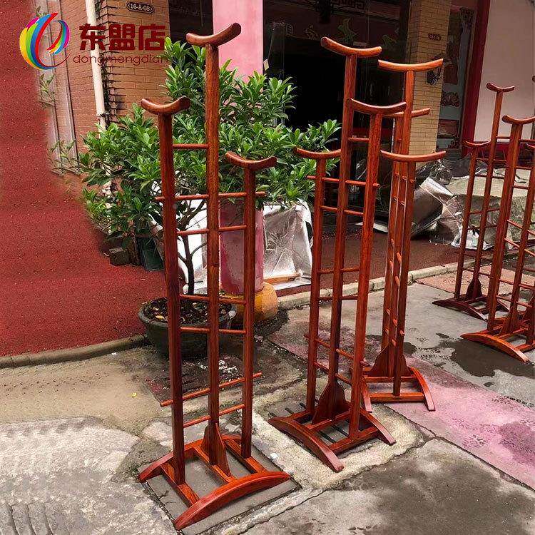 缅甸花梨6369-25衣衣帽架落地室帽架现代简约厅卧挂木衣架大果客