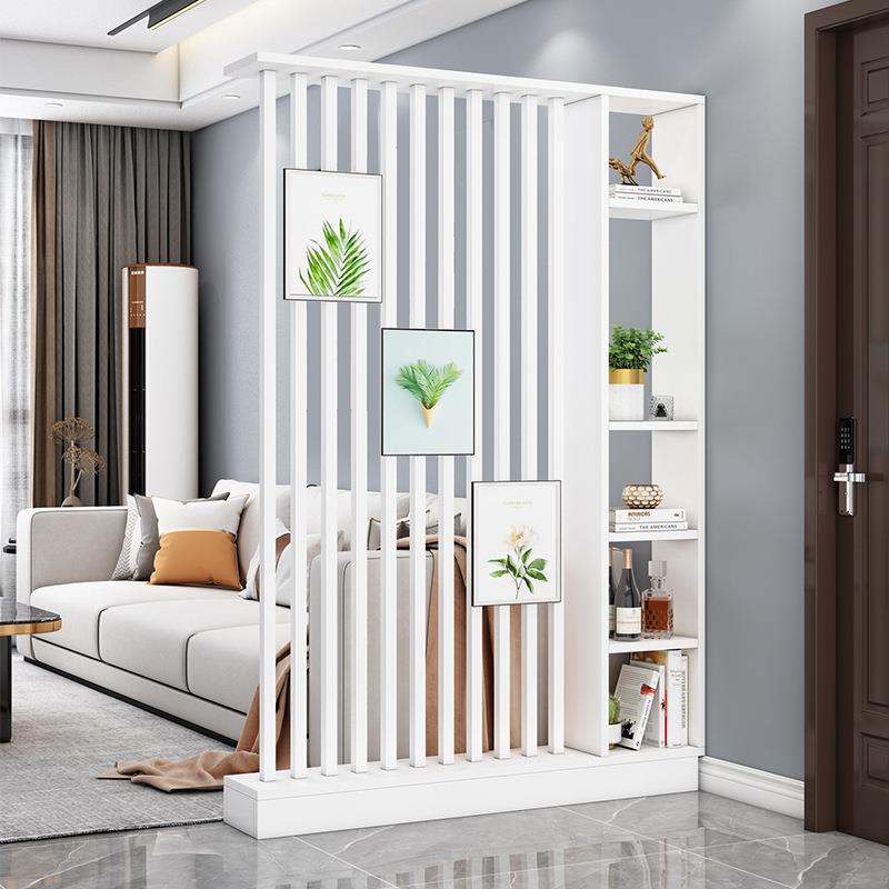 简约现代新式小正户型家用对门风隔断玄关中柜F97MS778客厅屏进门