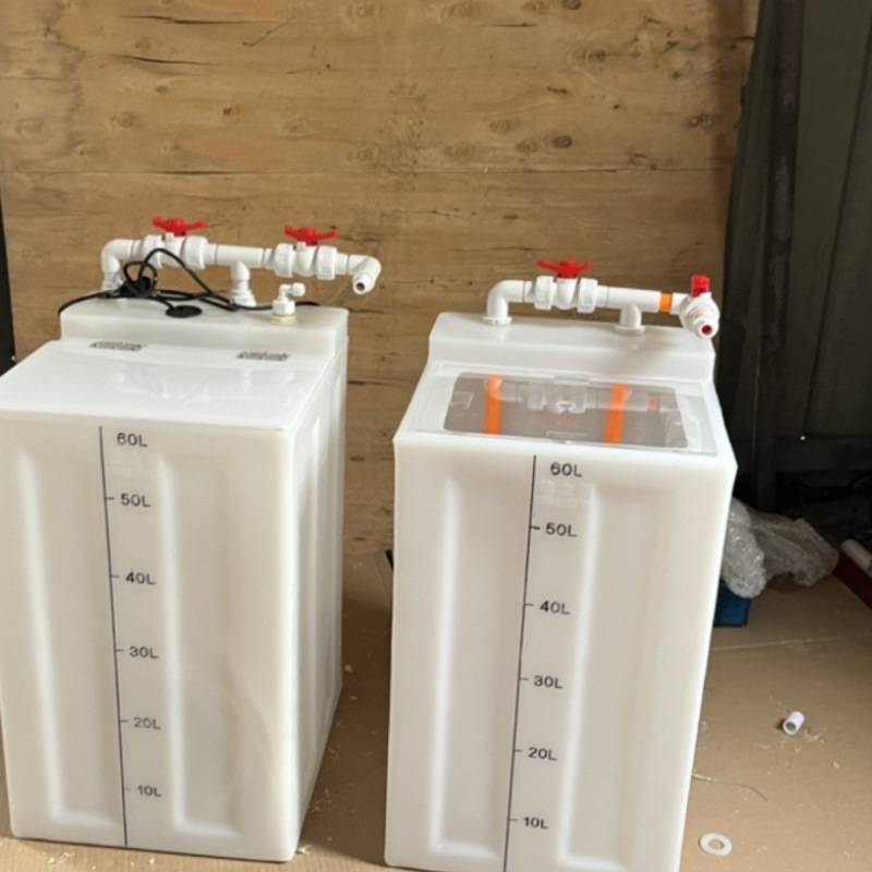 活动盖化盐桶海缸方形循环水箱补水桶困水箱干湿分离鱼缸海水缸发