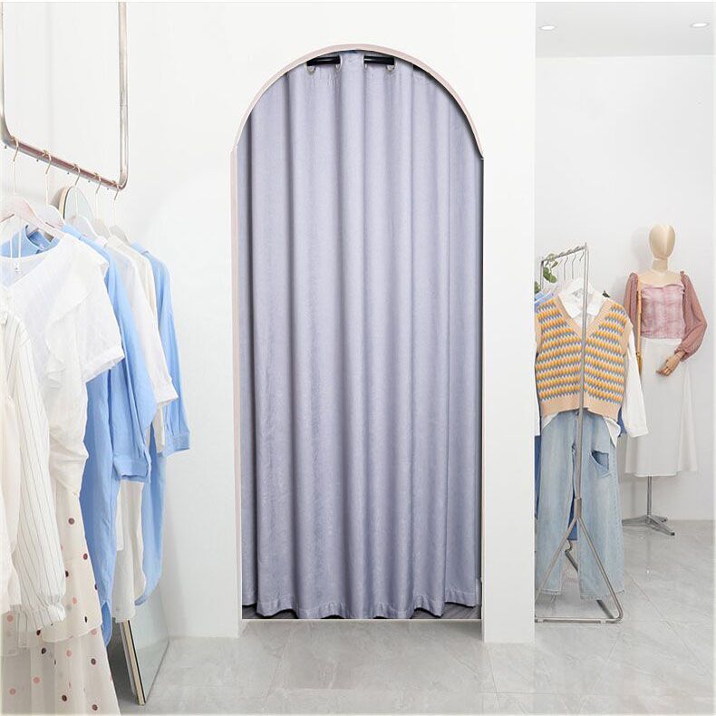 服装店试衣间移动换衣门帘