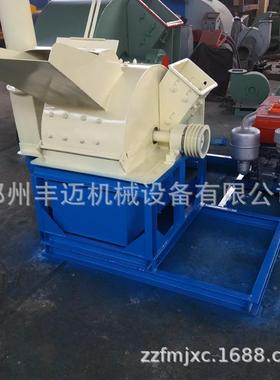 移小型柴油动力木屑机园树枝多林功能56163粉碎机420型木动材粉碎机