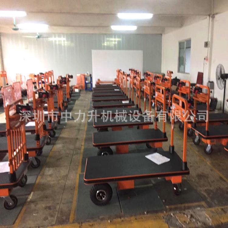 输电动手推平板拖车电动升无品牌/平台车拉货降运拖小车电动搬运