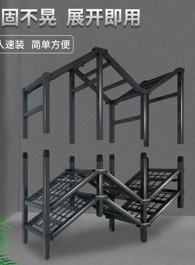 门简易衣式柜免安装管折叠加粗开加厚albb009钢家用卧室出租房挂