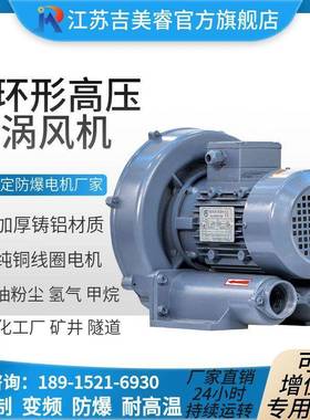 高压鼓风机RB-0MFL22/15K耐W单相220V吸料输送气体风高温环.形机