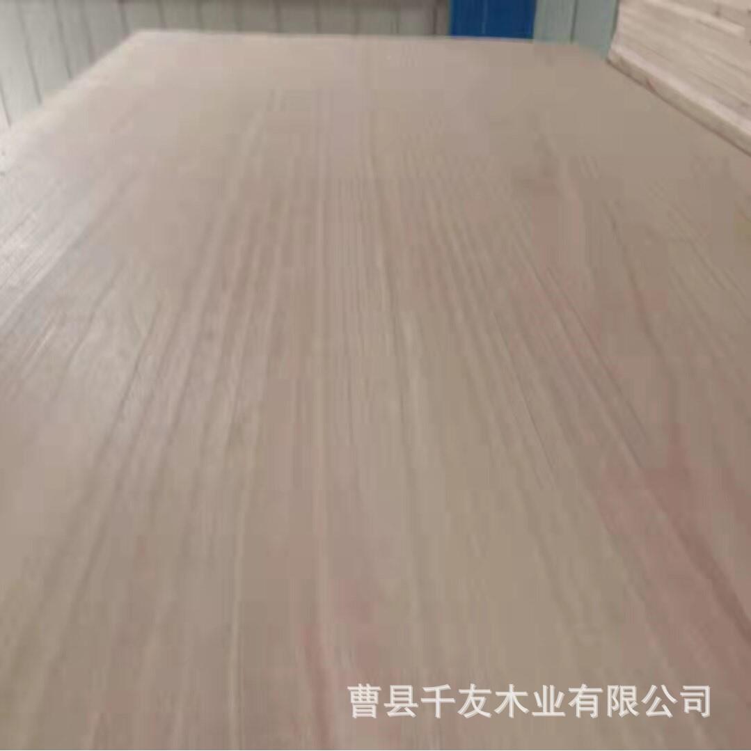 12mm实木板不易裂无结疤桐木拼板板家桐木QY-0705直拼拼板桐劈木