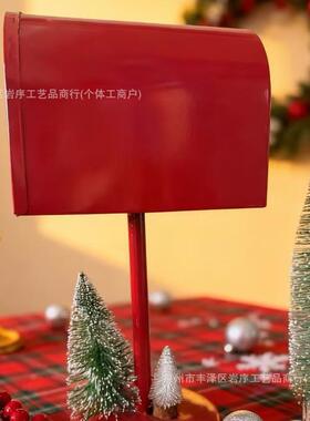 ebay创红意铁艺色铁皮邮箱复铁艺信报箱艺家居081古铁装饰