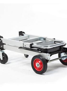 便携式折叠18655手推车铝合金平车板搬车静音工运具车用家快递载