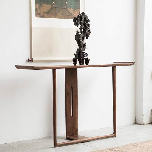 新中简式纯实木玄桌案XG02玄关台条现代约玄关柜长关条供桌靠墙边