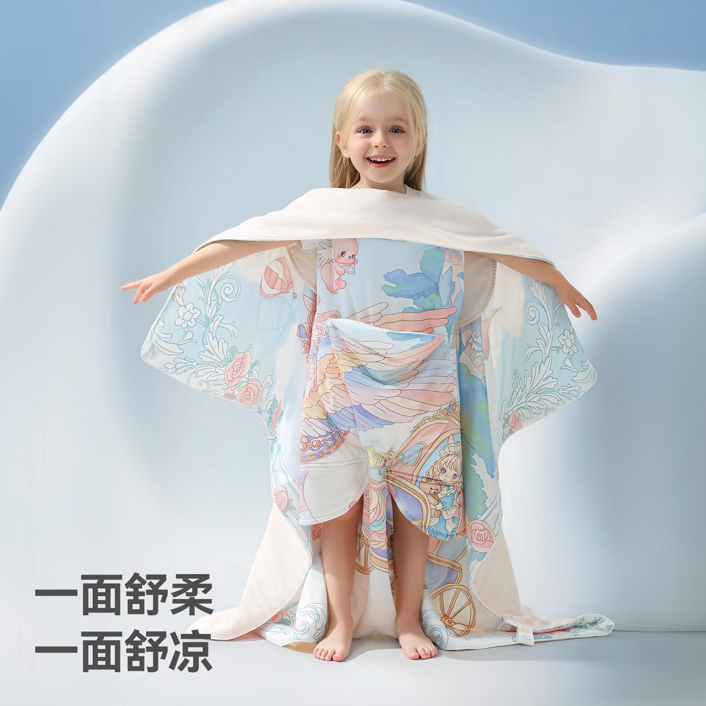 睡[胎脂被皮]A2A2C02儿袋童防踢睡被婴儿宝宝夏季幼儿园凉感小子