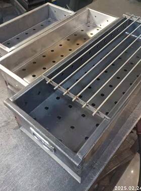 式不锈钢烧炉炭烧焊烤炉家用商用可携折QNR叠烤烤架户外烧烤手工