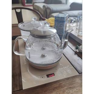 全自上动电炉嵌C入茶桌烧水壶23X37全自动蒸茶茶20X08837M玻璃底