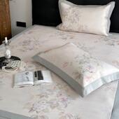 罗兰SW季 家纺冰丝凉数席三空件套夏A类抗菌码 印花可折叠单双人调