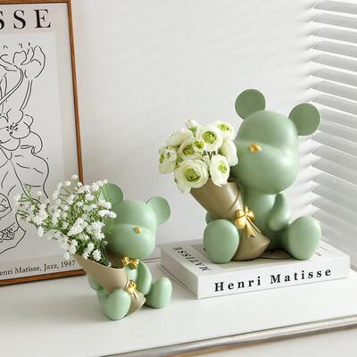 视莫迪色暴力熊小0831PHX摆件玄关桌面饰装品客厅电柜酒柜家居乔