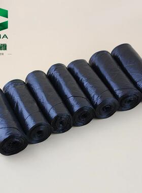 黑色可装降解大垃圾袋厨房宾馆物业大号0*型80连卷6点断加WLYS-02